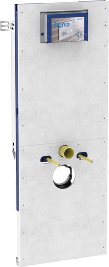 Geberit Duofix-Wand-WC-Element Sigma - Typ 112, für Massivbau, Betätigung vorne