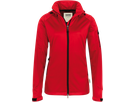 Damen-Softshelljacke Alberta Gr. L, rot - 100% Polyester
