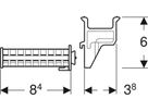 Set Halter für SilentPanel Geberit - für Duofix