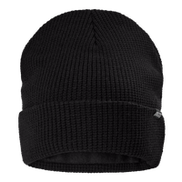 Strickmütze mit Perlmuster, One Size - schwarz, 100% Polyacryl