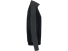 Zip-Sweatsh. Co. Perf. 4XL schwarz/anth. - 50% Baumwolle, 50% Polyester, 300 g/m²
