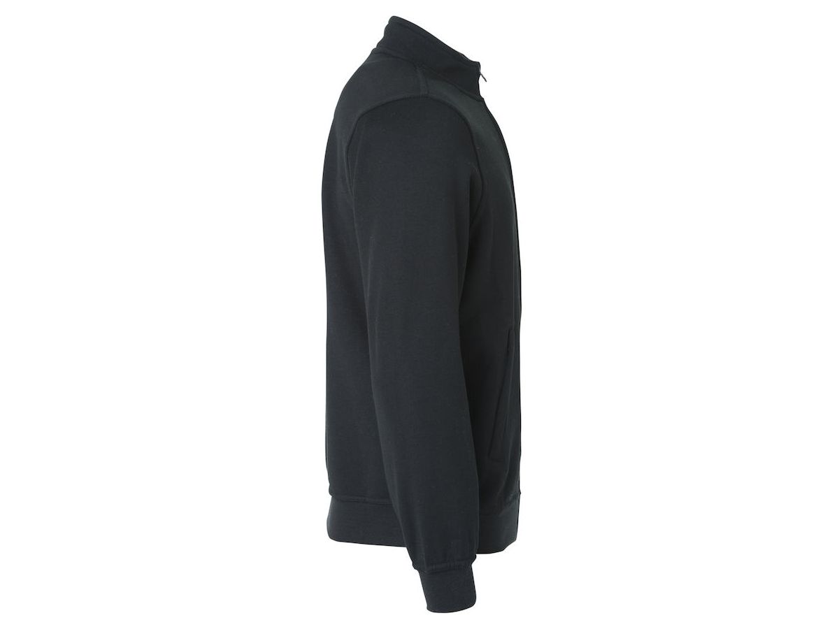 CLIQUE Basic Cardigan Sweatjacke Gr. 3XL - schwarz, 65% PES / 35% CO, 280 g/m²