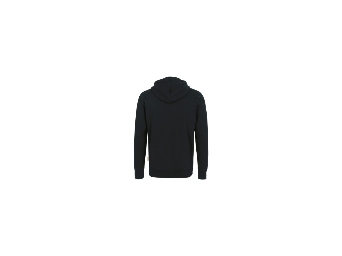 Kapuzen-Sweatjacke Premium S schwarz - 70% Baumwolle, 30% Polyester