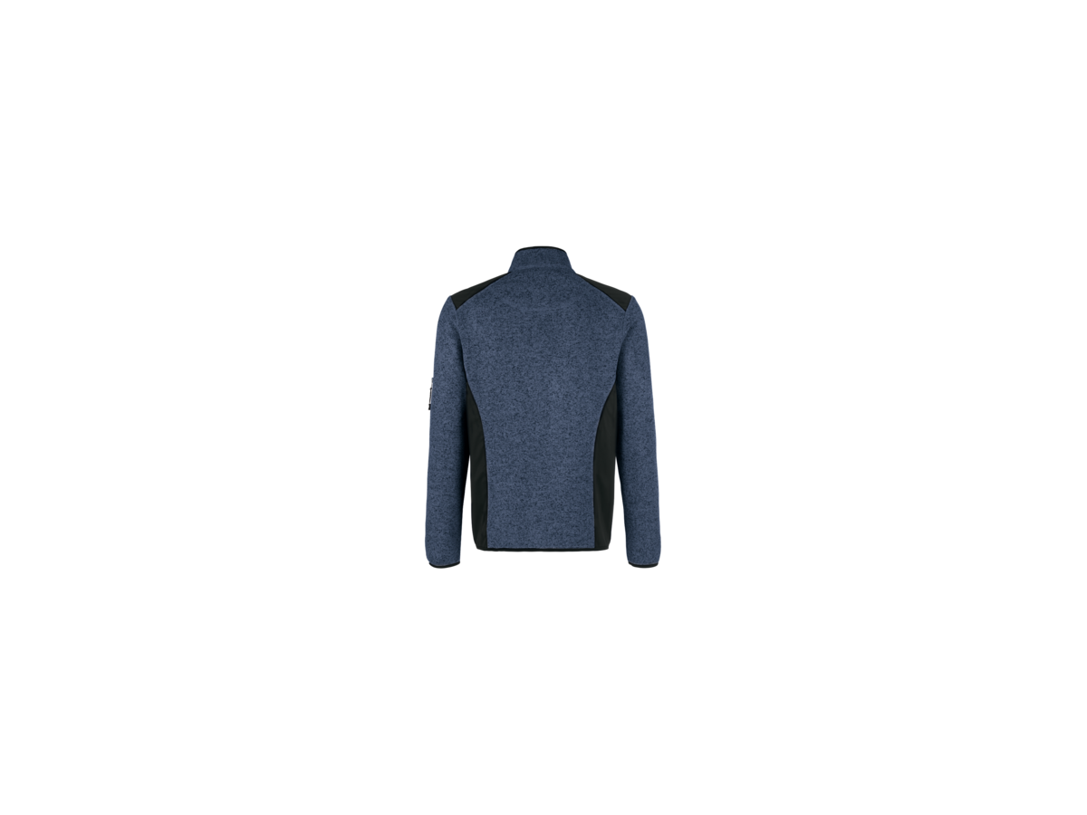 Strickfleecejacke Dawson M marine mel. - 100% Polyester, 280 g/m²