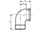 Winkel 90° +GF+ Serie 8000