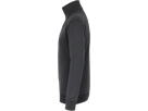 Zip-Sweatshirt Premium Gr. M, anthrazit - 70% Baumwolle, 30% Polyester