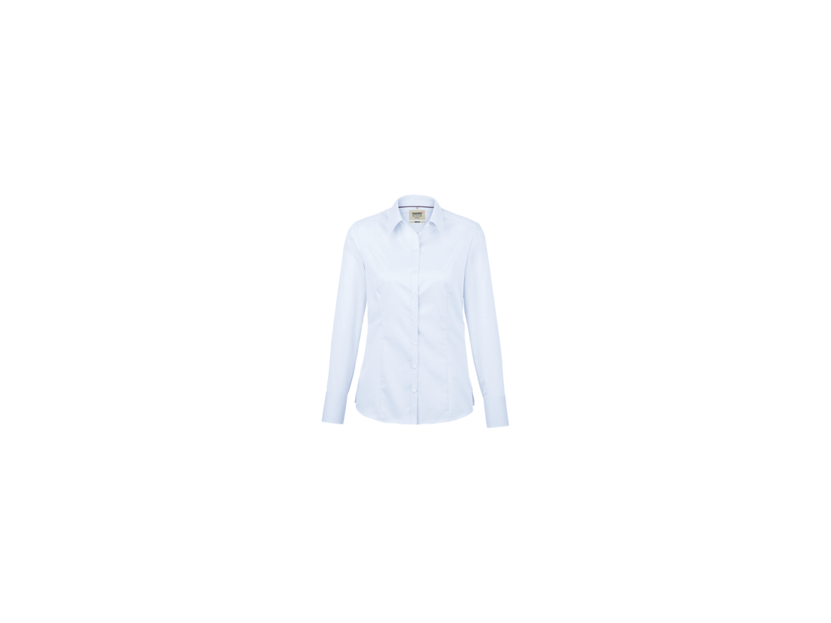Bluse 1/1-Arm Business Gr. M, himmelblau - 100% Baumwolle, 120 g/m²