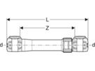 Geberit Langkupplungen - FlowFit d Ø 20 mm