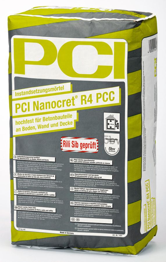 PCI-Nanocret R4 PCC Hochfester - Instandsetzungsmörtel