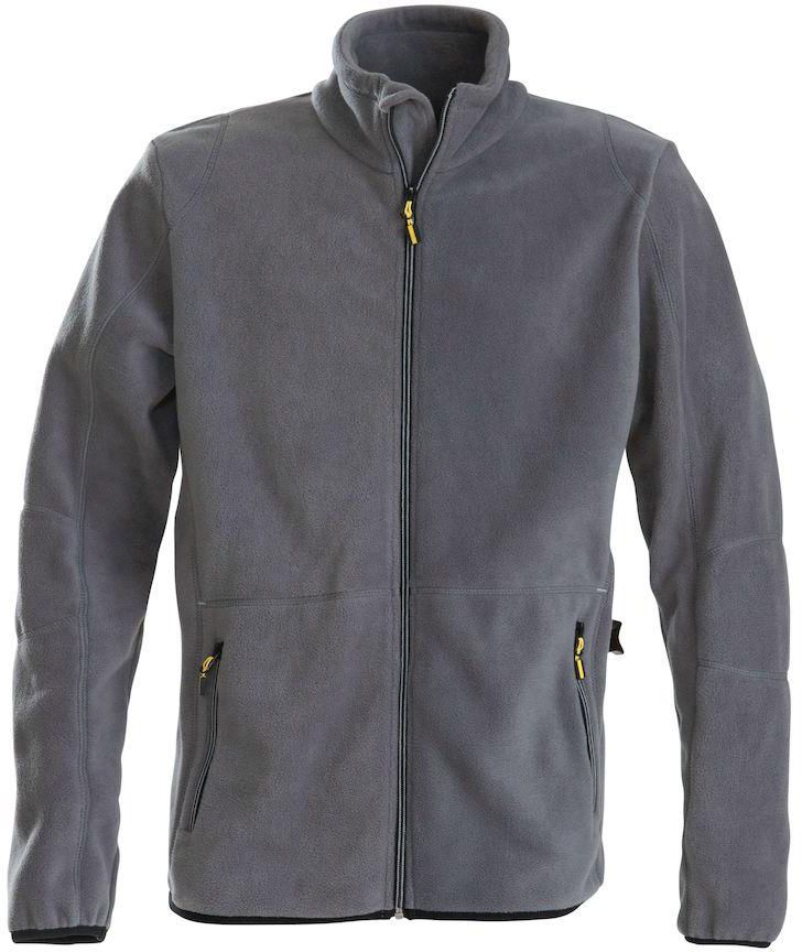 PRINTER SPEEDWAY  Fleecejacke Gr. XL - grau, mit 2 farbig. Reissverschlüssen