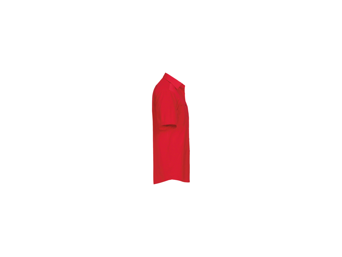 Hemd ½-Arm Performance Gr. 4XL, rot - 50% Baumwolle, 50% Polyester, 120 g/m²