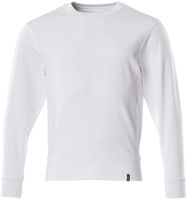 MASCOT® Sweatshirt, weiss 2XL - 60% Bio-Baumwolle/40% Recyceltes Poly