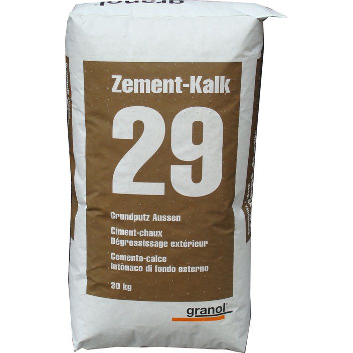 Granol 29 Kalk-Zement-Masch.-Putz Aussen - Sack à 25 kg
