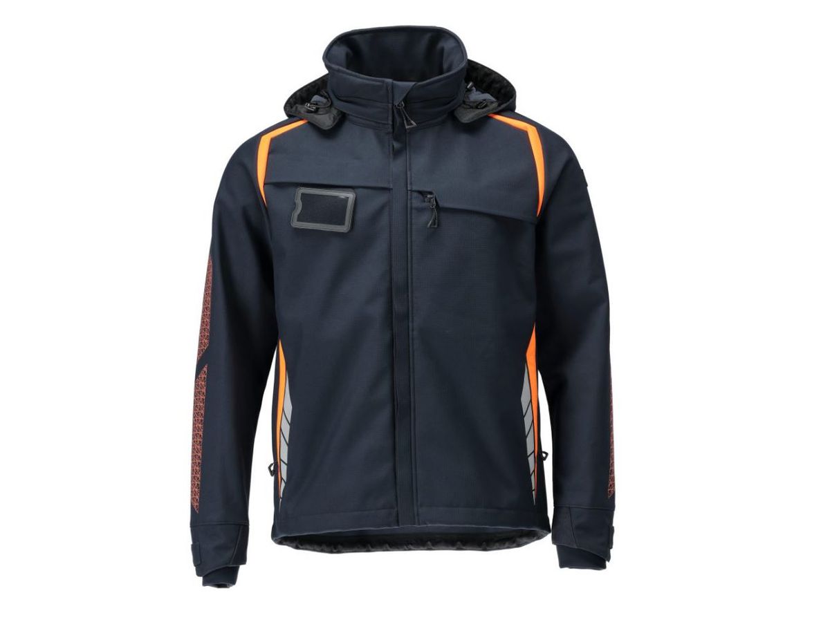 MASCOT Softshell-Jacke mit Kapuze - 100% Polyester, 360 g/m2