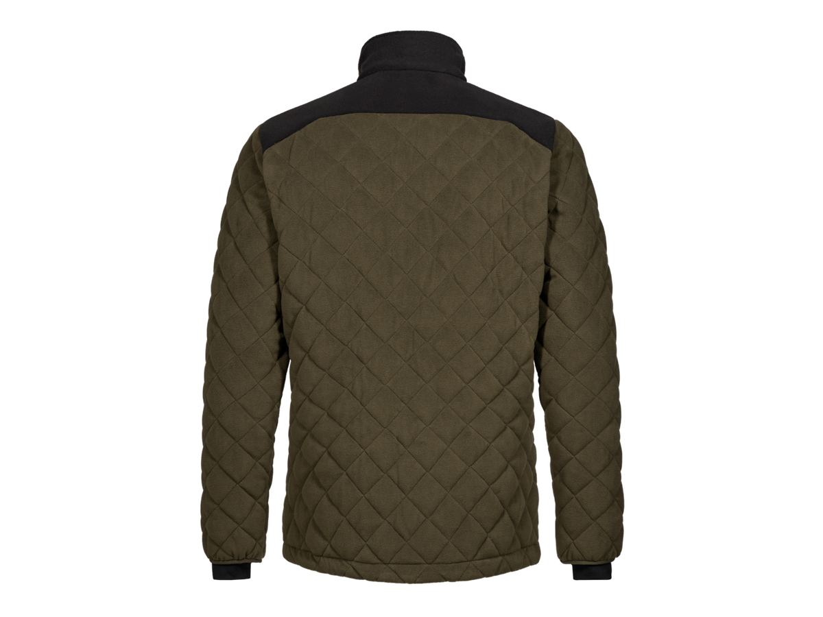 ENTIRE Gesteppte Fleecejacke Gr. 5XL - Forest Green/Schwarz