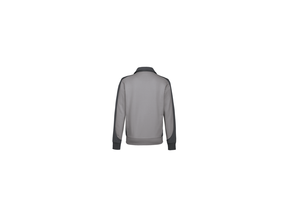 Sweatjacke Contr. Perf. 2XL titan/anth. - 50% Baumwolle, 50% Polyester