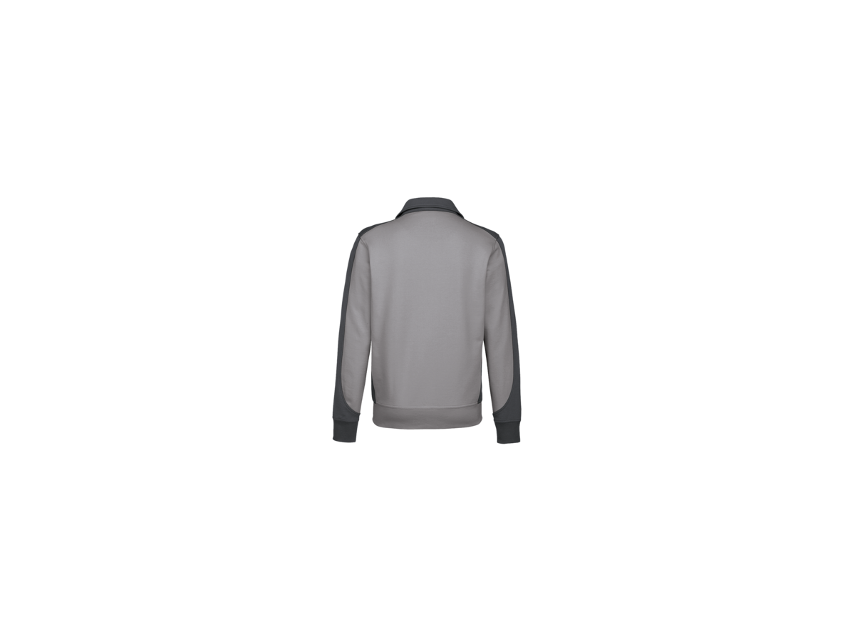 Sweatjacke Contr. Perf. 4XL titan/anth. - 50% Baumwolle, 50% Polyester, 300 g/m²