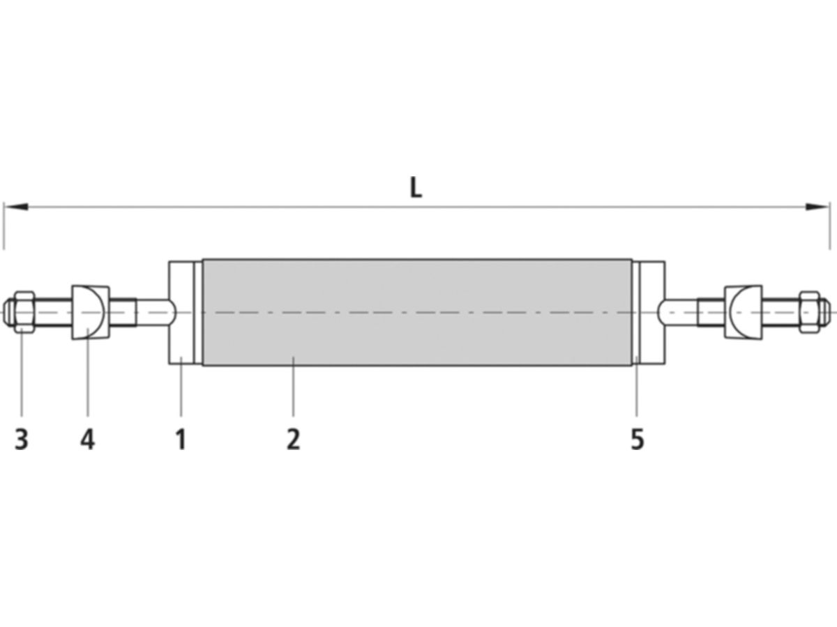 Haltebügel Hawle für Universalschelle - ohne Erdung, Inox