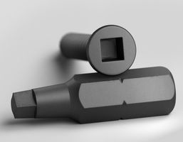 Fermacell Ersatz-Bit für Square Drive - Nr. 2, vierkant 2 mm, kurz (2.5 cm)