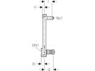 Geberit Duofix-Wasserstrecke 3/4" - Kompakteinheit