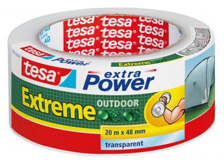 Klebeband TESA Extra Power Outdoor - 48mmx20m, transparent