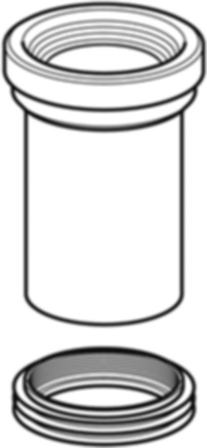 Geberit PE Stand-WC-Manschette - Lippendichtung EPDM