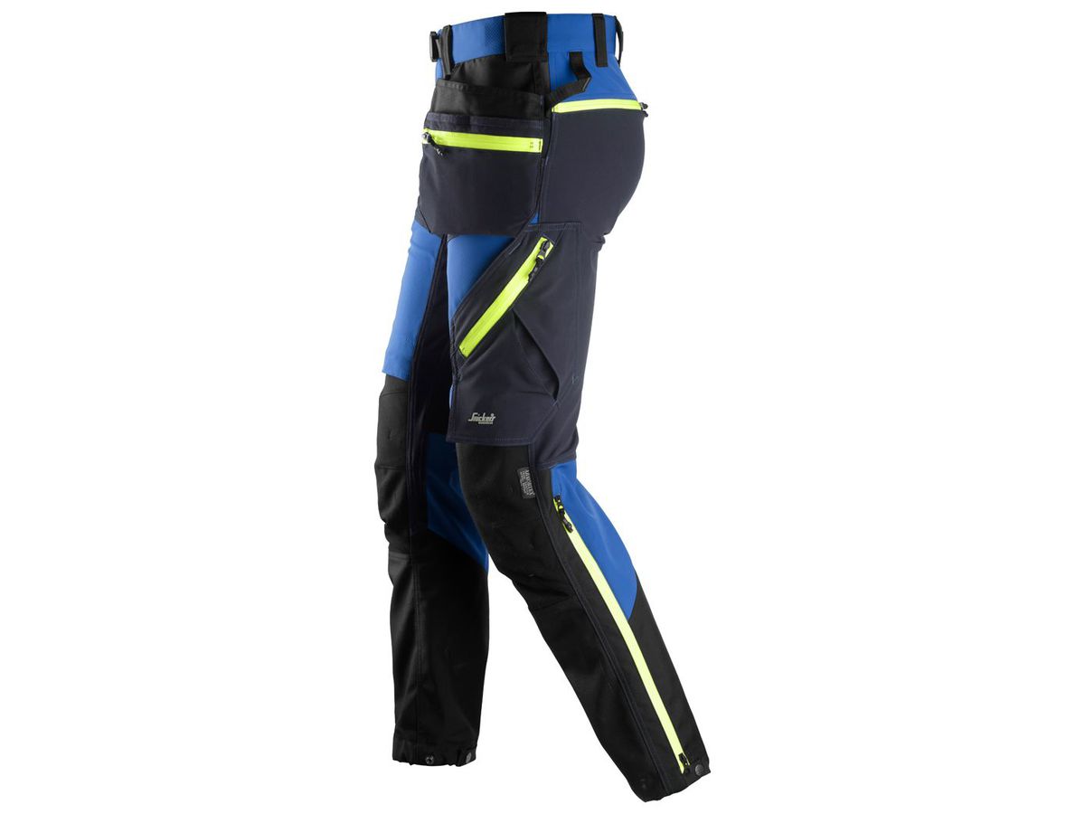 FlexiWork SoftShell Stretch Hose Gr. 092 - blau/marineblau (Kurzgrösse -6 cm)