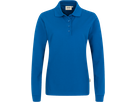 Damen-Longsl.-Polosh. Perf. 4XL royalb. - 50% Baumwolle, 50% Polyester, 220 g/m²