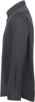 Hemd 1/1-Arm Perf. Gr. L, anthrazit - 50% Baumwolle, 50% Polyester