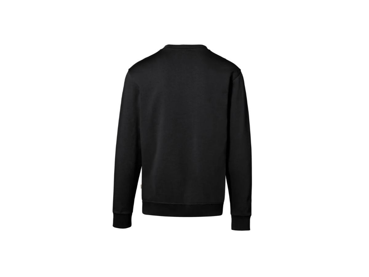 Sweatshirt Bio-Baumwolle GOTS Gr. XS - schwarz,75% Baumwolle (Bio),25% Poly.rec
