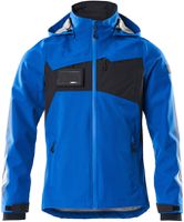 Hard Shell Jacke Gr. 2XL - azurblau/schwarzblau, wasserdicht