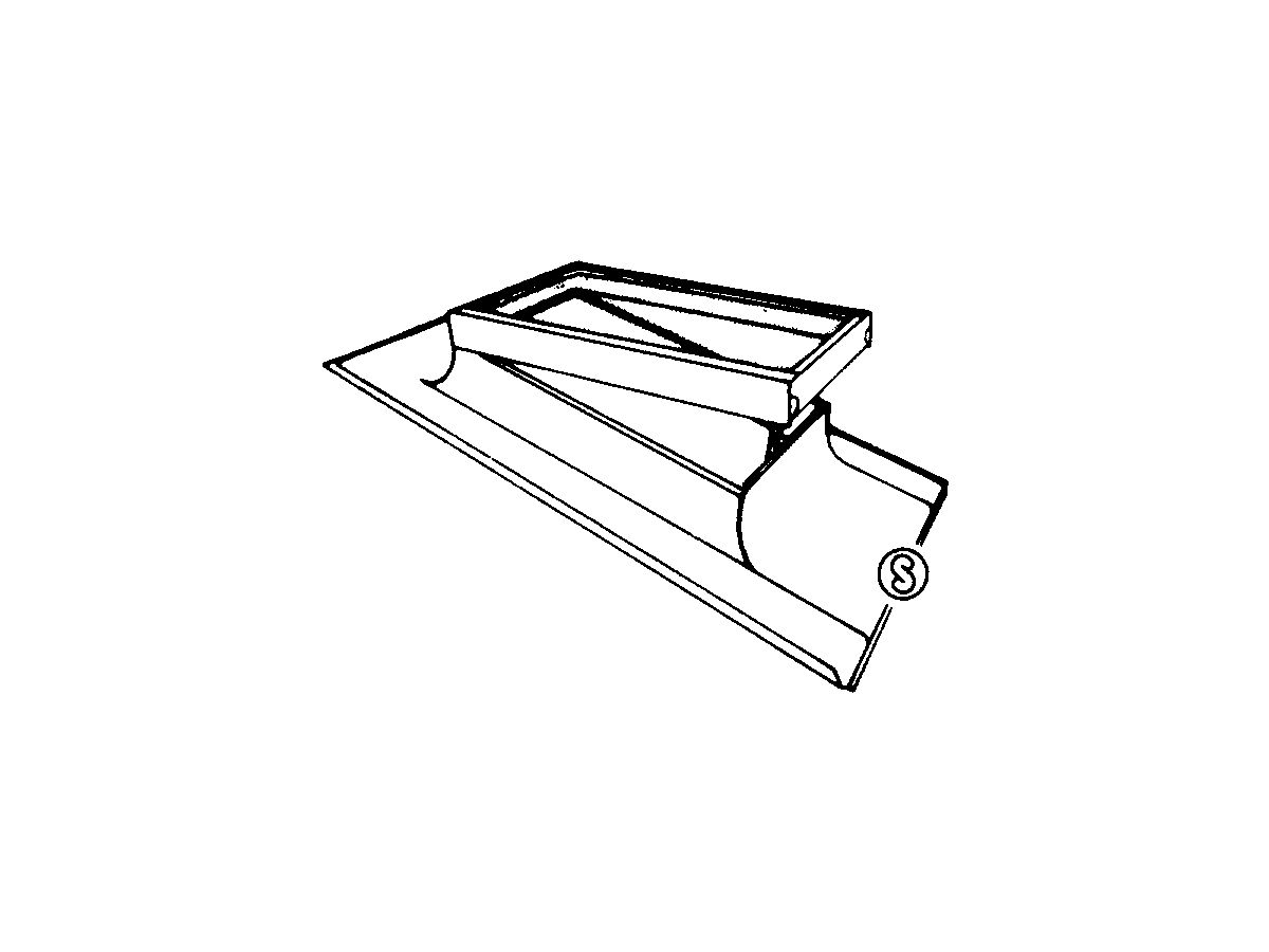 Dachfenster Kupfer 40/60 cm