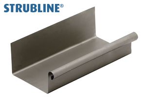 Dachrinnen CrNi Matt Plus eckig 250 mm - à 6 m "Strubline"