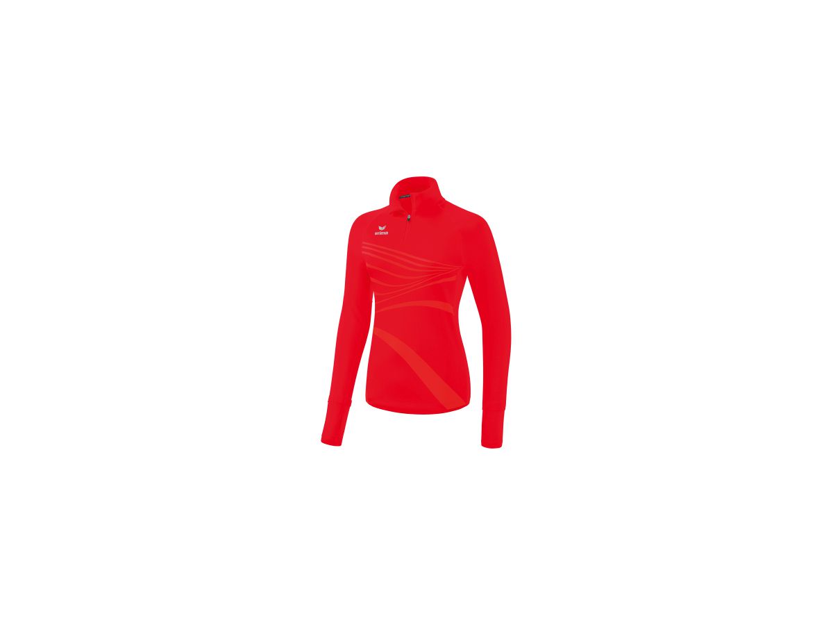 Racing Longsleeve Damen - Farbe: rot, 100 % recyceltes Polyester