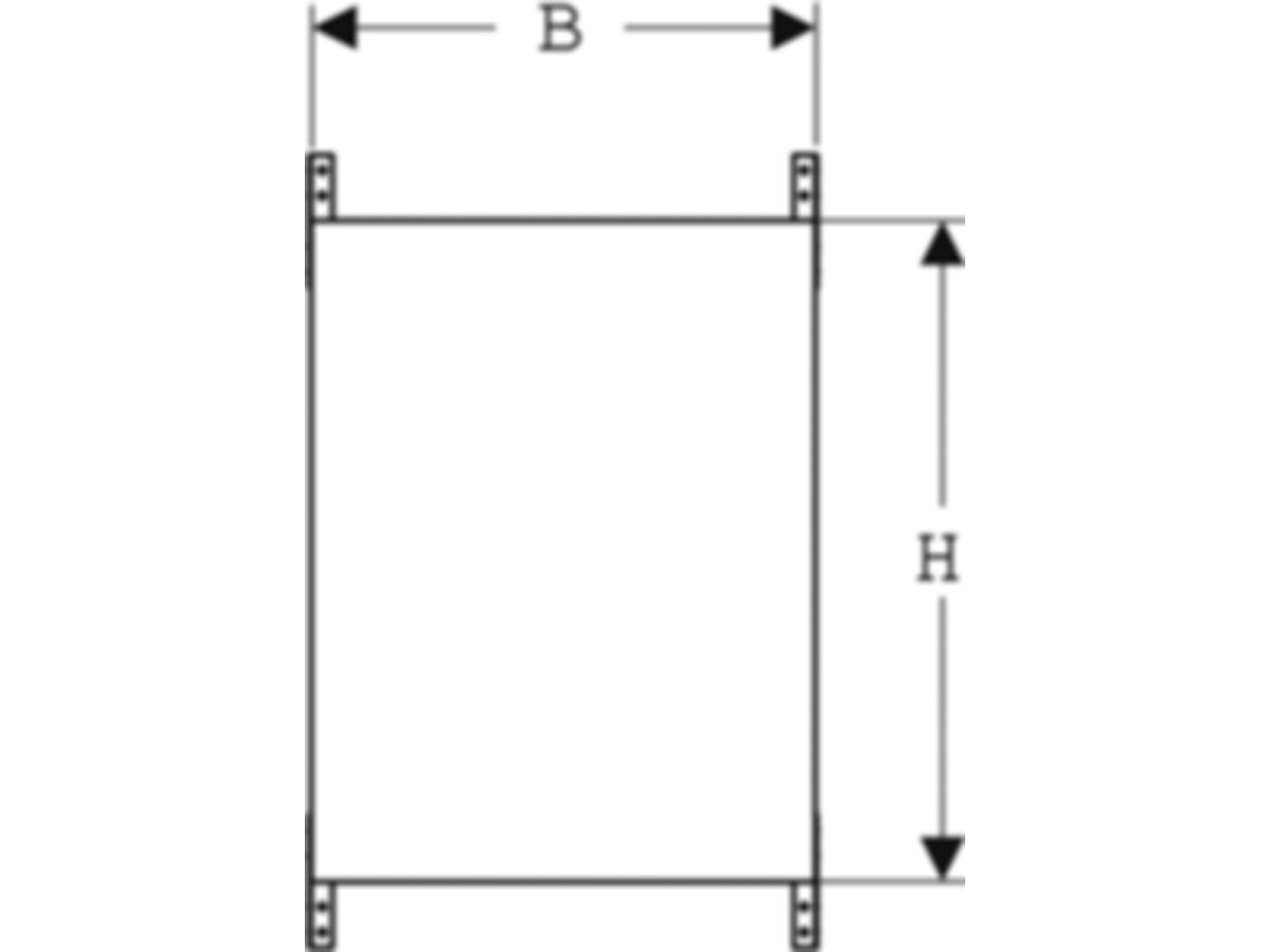 Geberit Duofix-Montageplatte