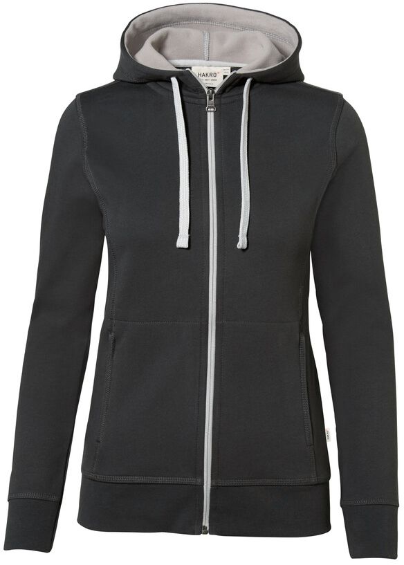 Women-Kapuzen-Jacke Bonded 55 % Polyest. - 45 % Baumwolle, 340 g /m²