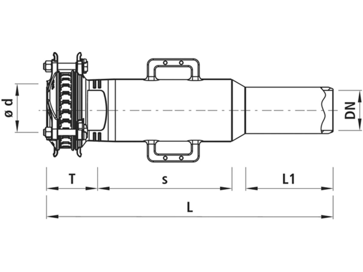 Spitzend Einbauschlaufe - SYNOFLEX PN16