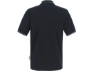 Poloshirt Casual Gr. M, schwarz/silber - 100% Baumwolle