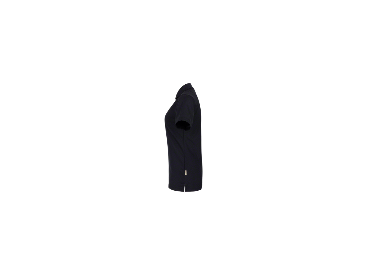 Damen-Poloshirt COOLMAX Gr. XS, schwarz - 100% Polyester, 150 g/m²