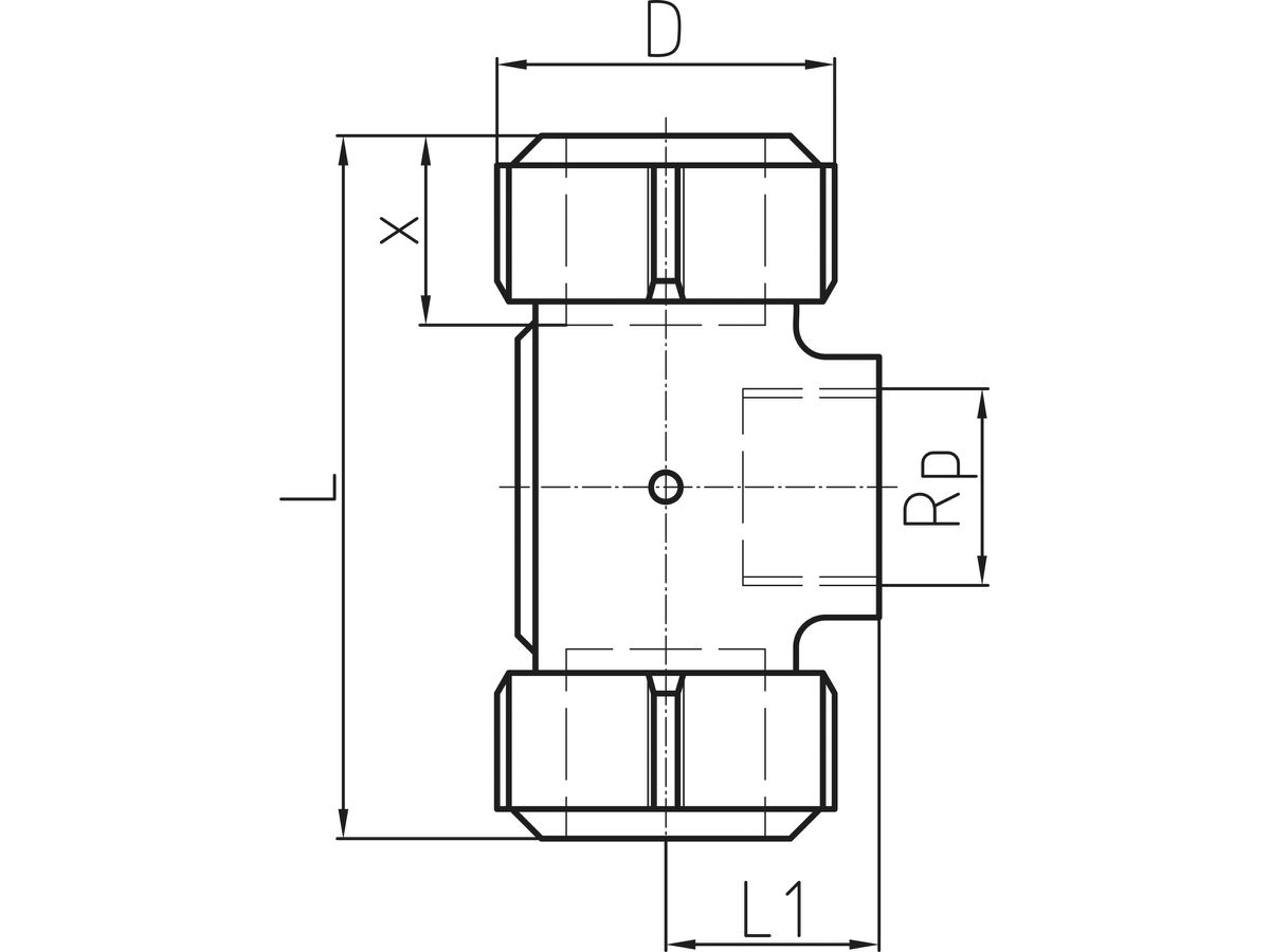 Primofit-T Egal Abgang IG 3/4"