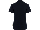 Damen-Poloshirt Classic Gr. M, schwarz - 100% Baumwolle