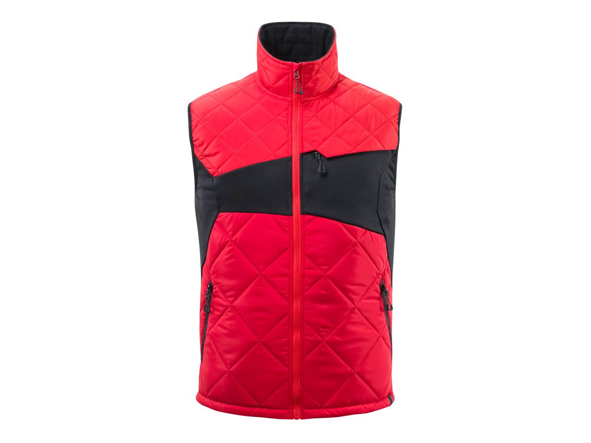 Winterweste mit CLIMASCOT Gr. M - verkehrsrot/schwarz, leicht