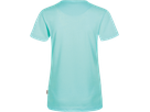 Damen-V-Shirt Perf. Gr. XL, eisgrün - 50% Baumwolle, 50% Polyester, 160 g/m²
