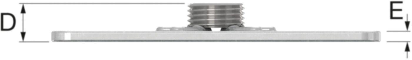 Grundplatten FLAMCO SRG 2-L - 80x30x3 mm