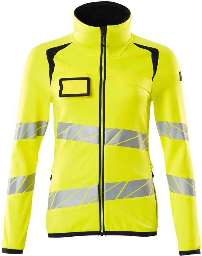 Fleecepullover mit Reissverschluss - 94% PES / 6% EL, 260 g/m²