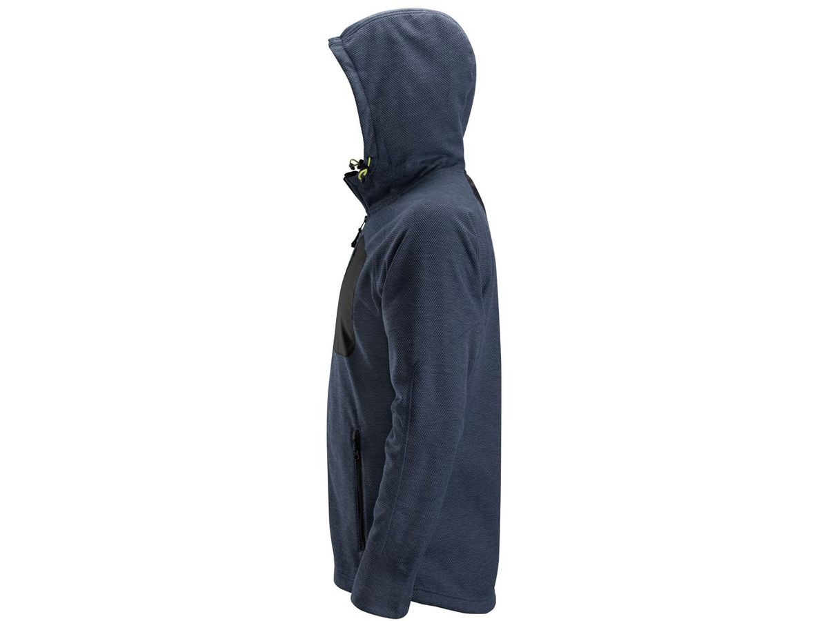 Flexi Work Fleece Hoodie, Gr. 3XL - marineblau/schwarz, 100% PES, 210 g/m²