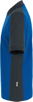 Poloshirt Contr. Perf. XS royalb./anth. - 50% Baumwolle, 50% Polyester, 200 g/m²