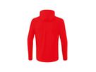 Liga Star Trainingjacke mit Kapuze - Farbe: rot/weiss, 100 % Polyester