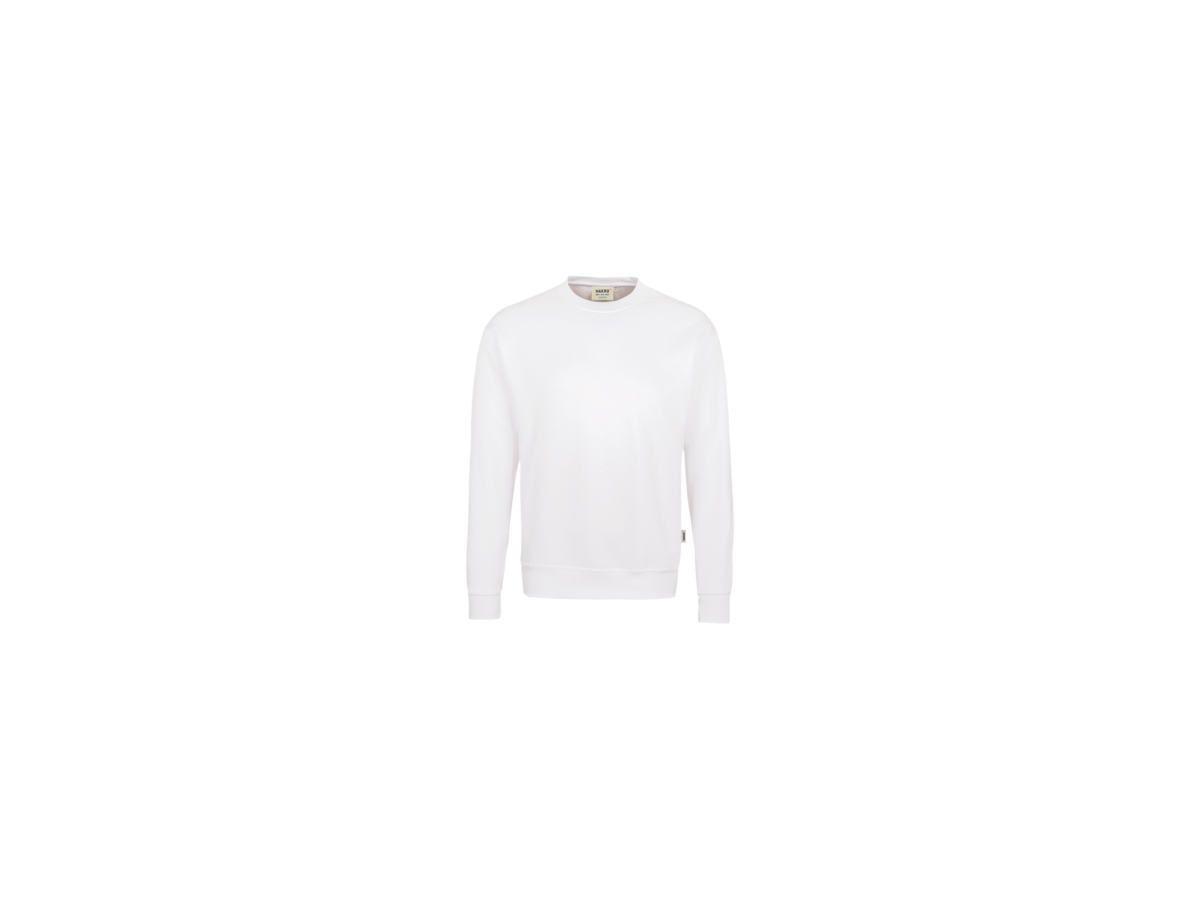 Sweatshirt Premium Gr. L, weiss - 70% Baumwolle, 30% Polyester