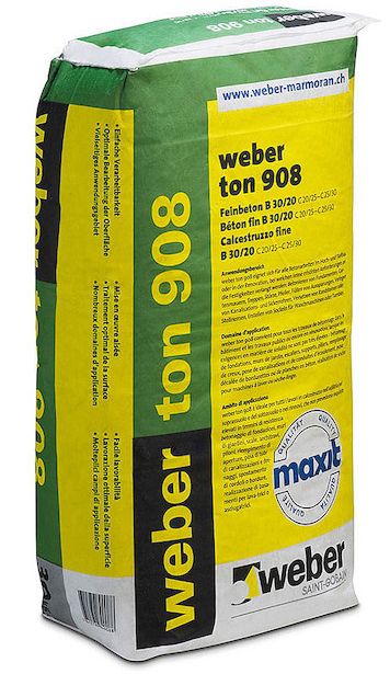 Weber ton 908  25 kg - Beton, Körnung bis 8 mm